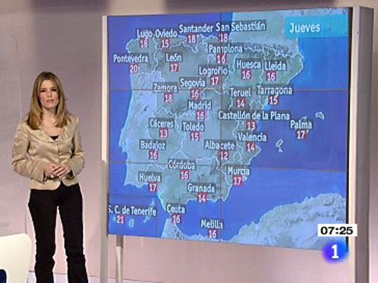 El tiempo - Lluvias fuertes en Andalucía y Extremadura