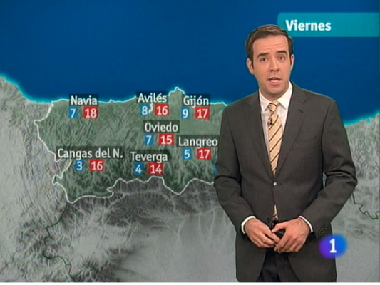 Panorama Regional - El tiempo en la Comunidad de Asturias - 10/03/11