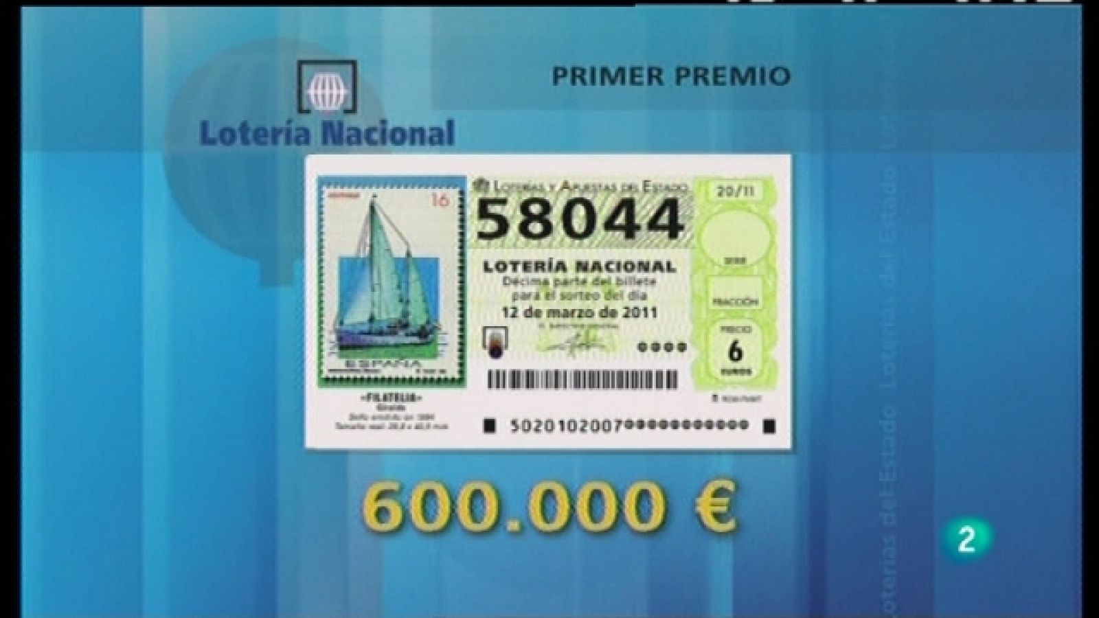 Lotería diaria - 12/03/11 - Loterías | Ver