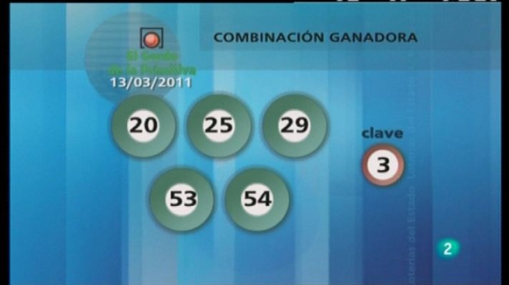 Loterías - Lotería diaria - 13/03/11