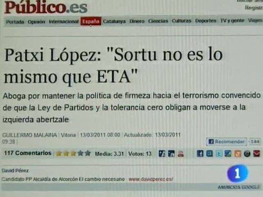 Telenorte - País Vasco - Telenorte en 2' - 14/03/11