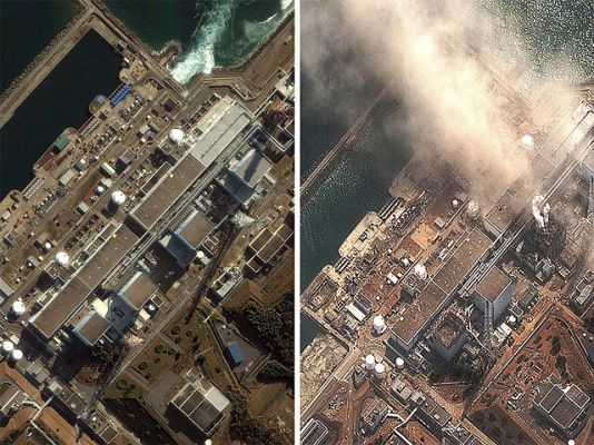 Telediario 1 - Telediario 2 en 4' - 14/03/11