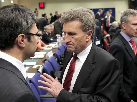 Telediario 1 - El Comisario Europeo de la Energía: "Hay que esperar un desastre nuclear"