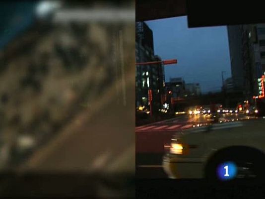 Telediario 1 - Tokio, a media luz, por el desabastecimiento de electricidad