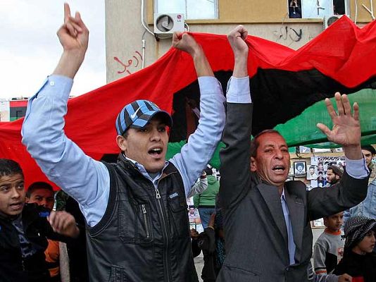 Telediario 1 - Reacciones en LIbia a la ONU