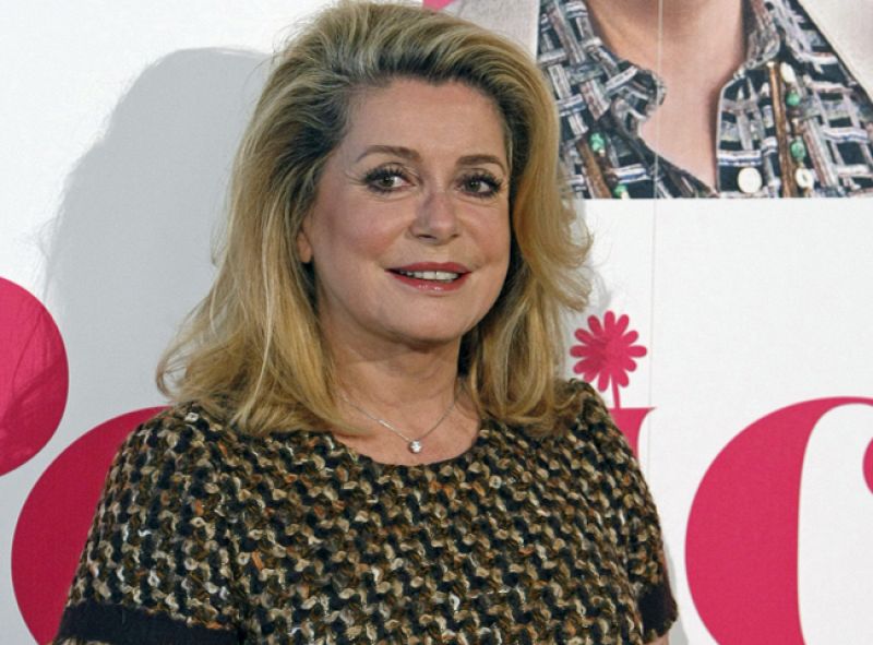 La actriz francesa Catherine Deneuve está en Madrid.