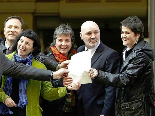 Telediario 1 - El TS estudia el futuro de Sortu