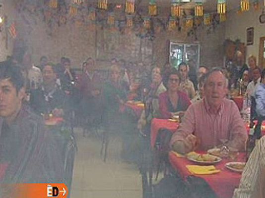 España Directo - Un restaurante con 'mascletá'