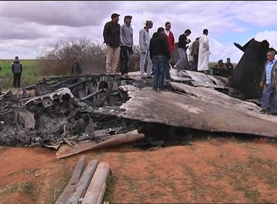 Telediario 1 - Tercer día de ataque aliado a Libia