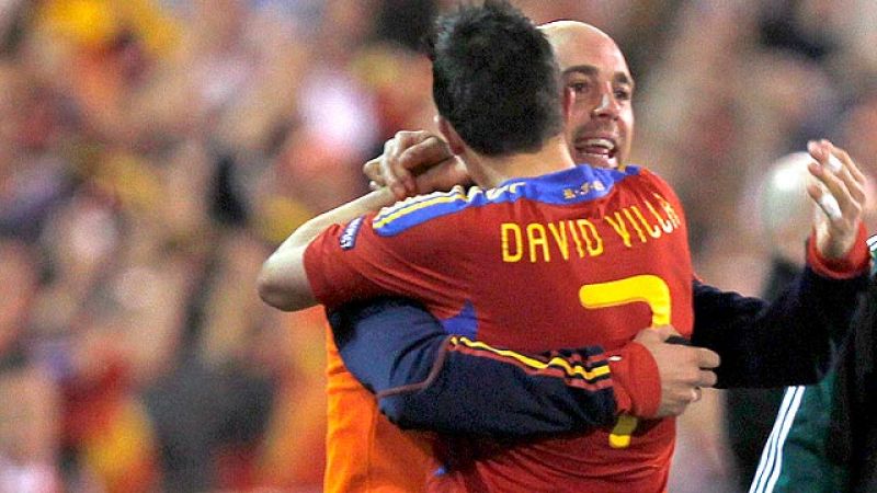 Villa y Xavi, los más grandes