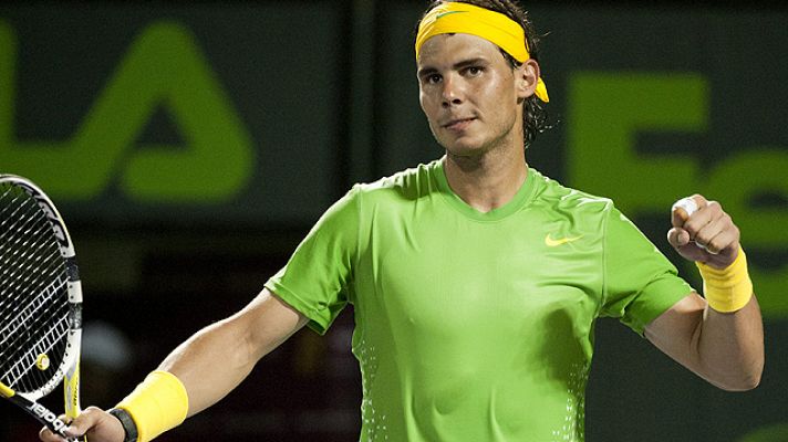 Telediario 1 - Nadal debuta con victoria en Miami
