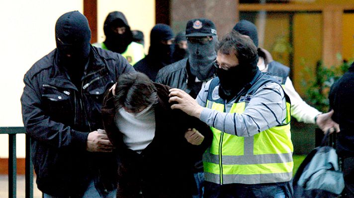 Telediario 1 - Detenida banda de atracadores, a los que se les adjudica una muerte en Cambrils