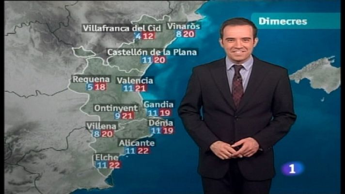 L'informatiu - Comunitat Valenciana - El tiempo en la Com. Valenciana