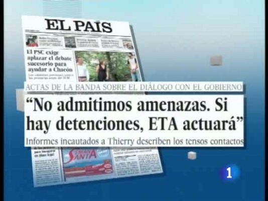 Telediario 1 - Levanta secreto del caso Faisán