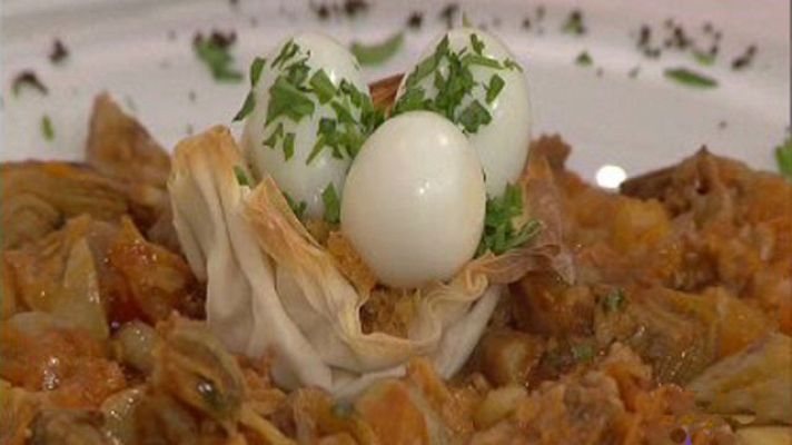 RTVE Cocina - Guiso de sepia con alcachofas