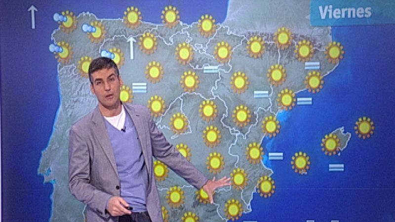 Posibilidad de lluvias en la zona norte y poco nuboso o despejado en el resto país