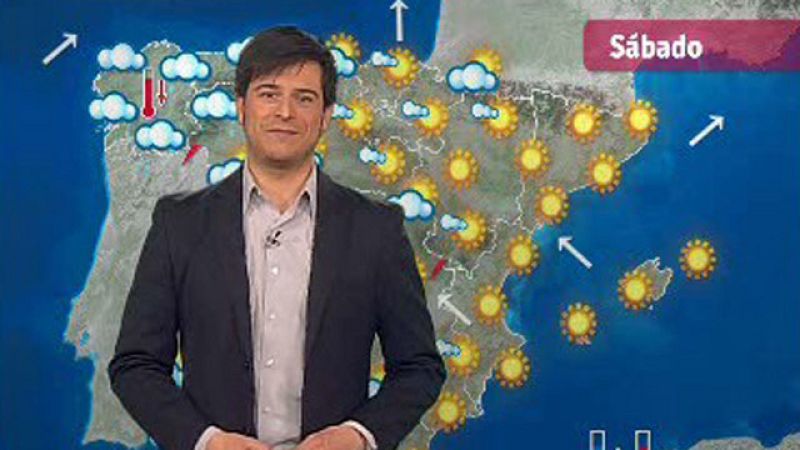 Aumento de la nubosidad de oeste a este