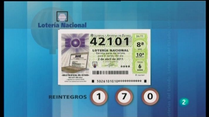 Loterías - Lotería Nacional - 02/04/11