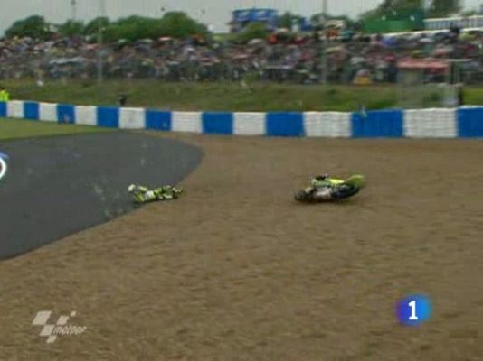 Telediario 1 - Muchas caídas en Jerez