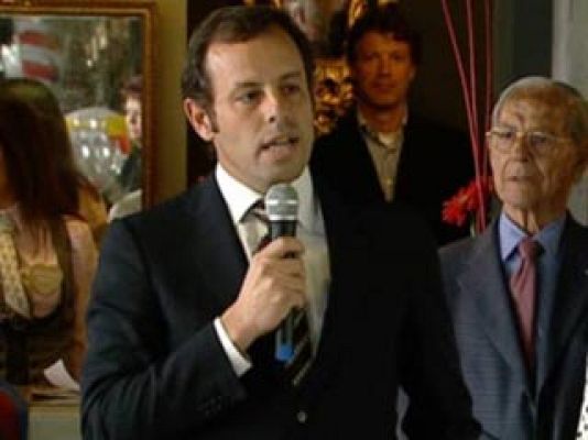 Telediario 1 - Rosell pide disculpas por su 'porra'