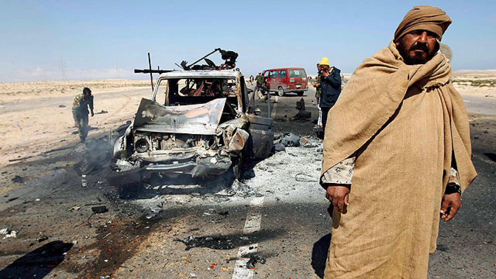 Ningún avión americano interviene ya en los ataques aéreos.