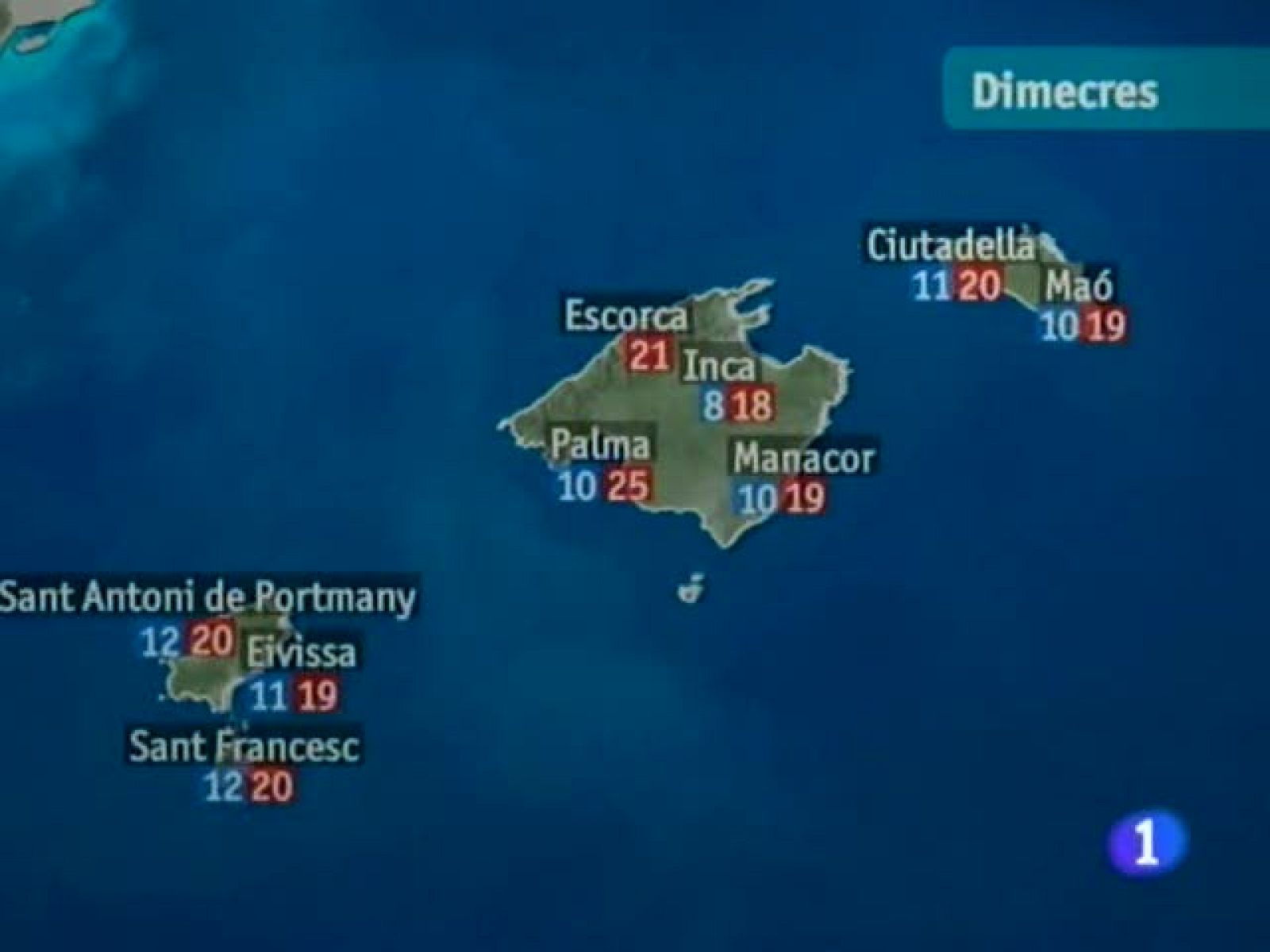 El temps a les Illes Balears - 05/04/11