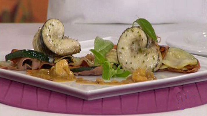 RTVE Cocina - Caballa asada con salsa de piñones
