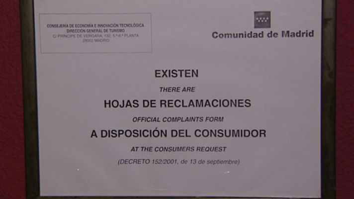 Telediario 1 - Irregularidades en los bares