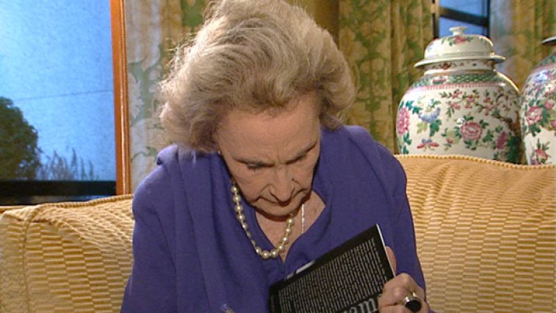 La escritora catalana Mercedes Salisachs acaba de publicar "El cuadro"