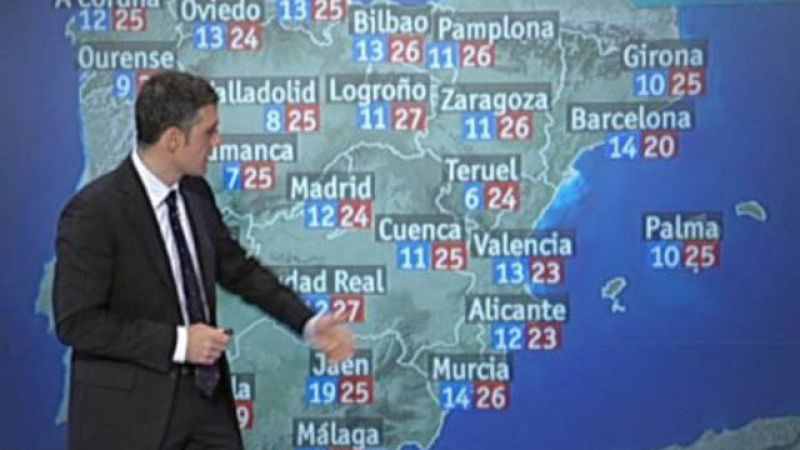 Predicción del tiempo para este miércoles