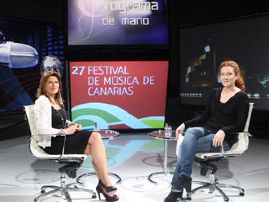 Programa de mano - Entrevista con Candelaria Rodríguez