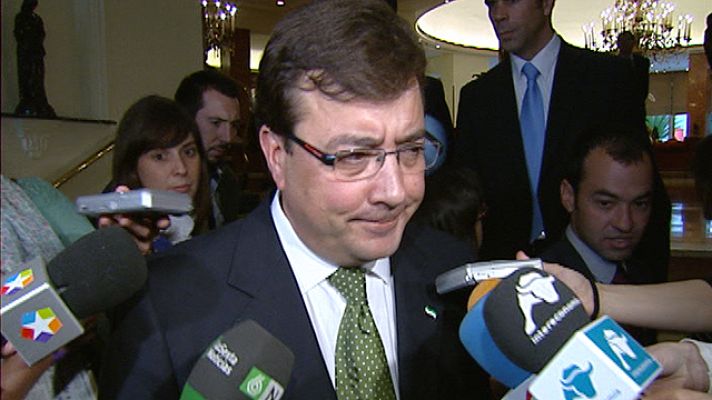 Telediario 1 - En el PSOE mantienen el silencio