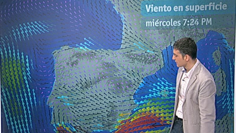 Viento fuerte en el litoral de Alborán y Estrecho