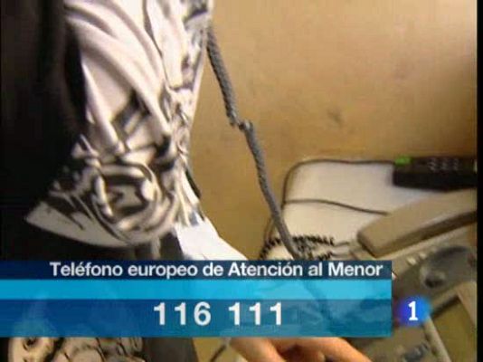 Telediario 1 - 116111, teléfono del menor
