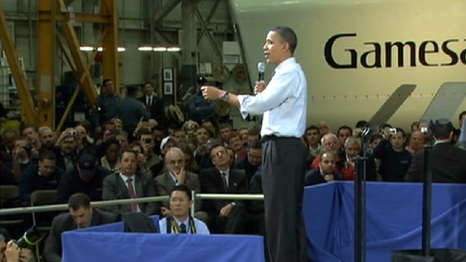El presidente Obama ha visitado Gamesa