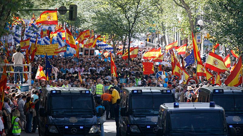 Manifestación de la AVT para que ETA no esté presente en las urnas el 22-M
