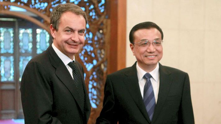 Telediario 1 - China se compromete con España