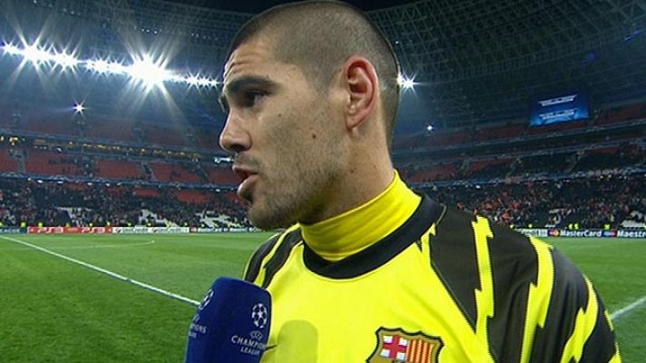 Champions League - Para Valdés será divertido jugar el clásico