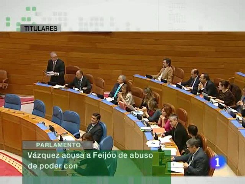 Telexornal. Informativo territorial de Galicia en 2' - 13/04/11