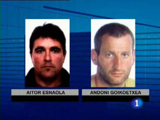 Telediario 1 - La Guardia Civil deja en libertad a Igor Esnaola, uno de los hermanos del almacén de ETA