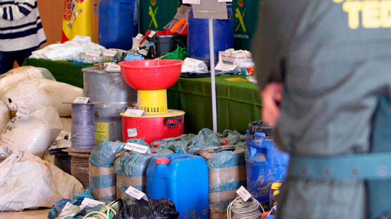El comando Erreka tenía casi 1.600 kg de materiales para construir bombas | Ver