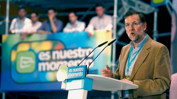 Telediario 1 - Rajoy critica al PSOE