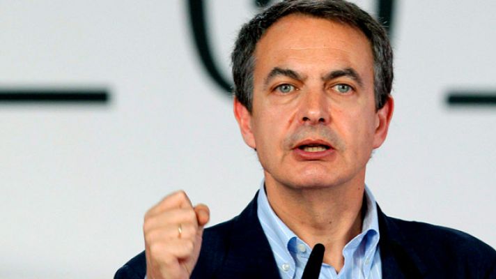 Telediario 1 - Zapatero aconseja a Aznar