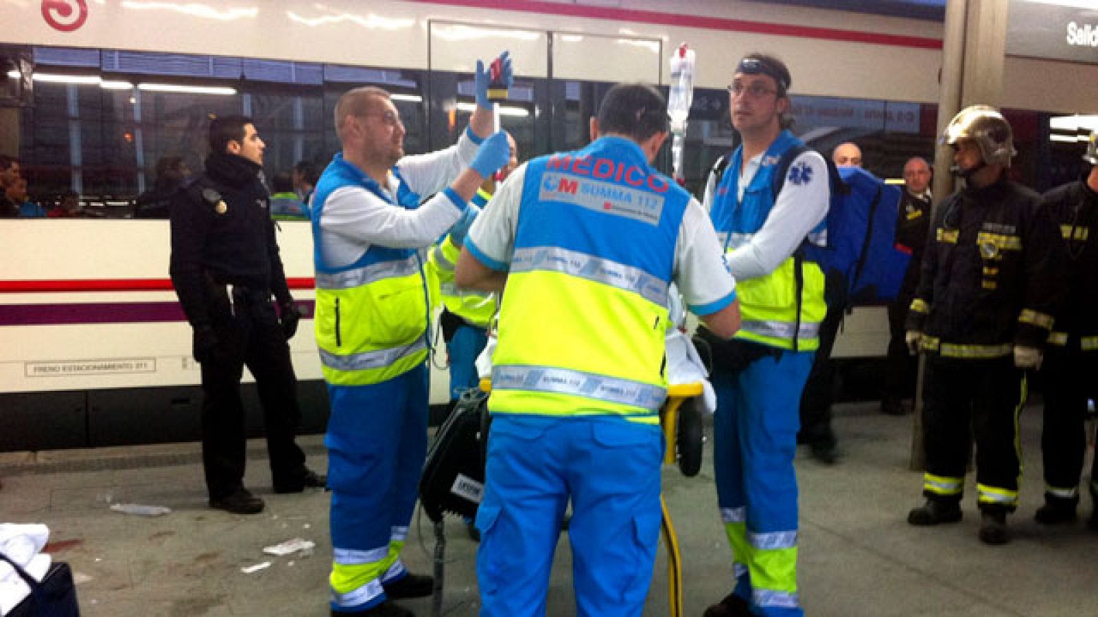 Un tren amputa las dos piernas a un joven en Leganés (Madrid) | Ver