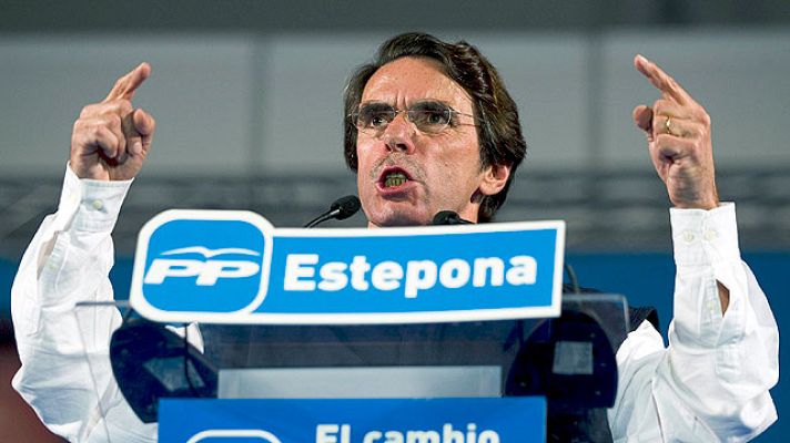 La noche en 24h - Aznar dice que "no sirve de parapeto de la desverguenza de nadie" tras sus declaraciones sobre Gadafi