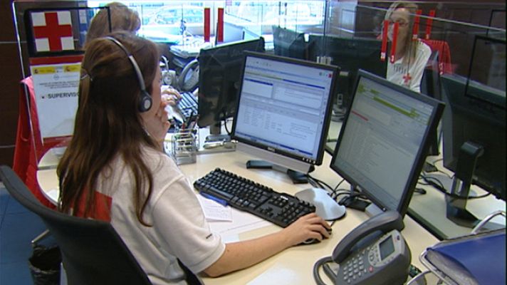 Telediario 1 - Teléfono de información del sida