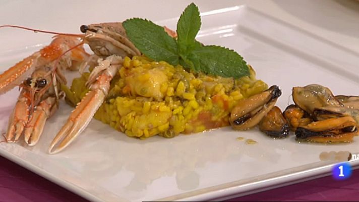 RTVE Cocina - Arroz con rape, cigalas y mejillón