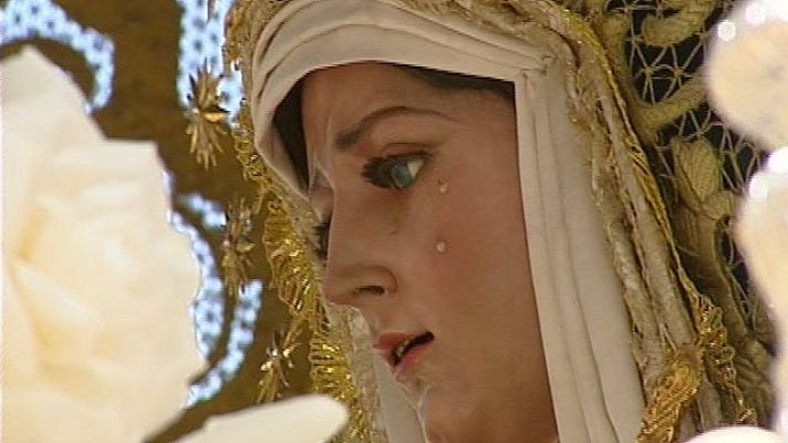 Telediario 1 - Las procesiones del Miércoles Santo