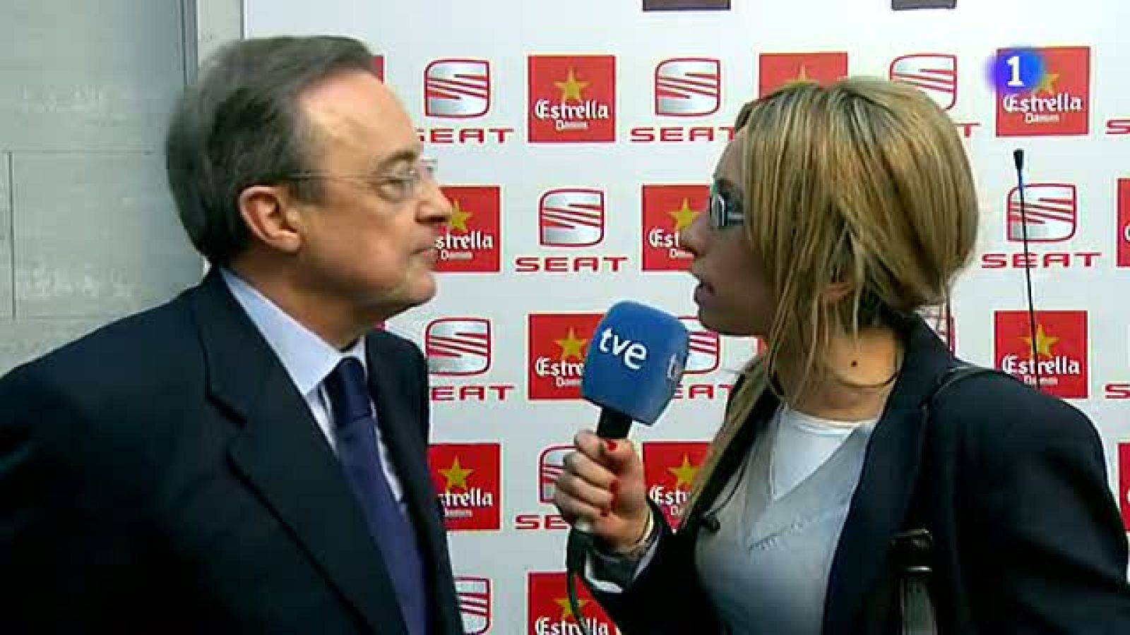 El presidente del Real Madrid, Florentino Pérez, se ha mostrado  exultante después de que su equipo haya conseguido la Copa del Rey,  tras vencer al FC Barcelona (0-1) en la final, y ha subrayado que el  Madrid necesitaba "un título para compensar el