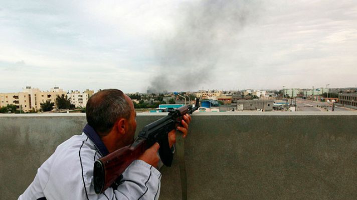 Telediario 1 - Misrata es una ciudad minada por los proyectiles